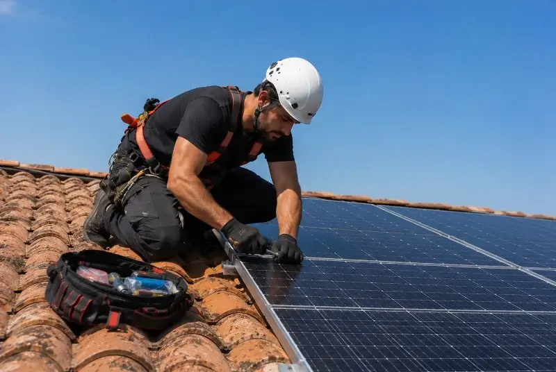 Maintenance et monitoring de panneaux solaires à Marckolsheim